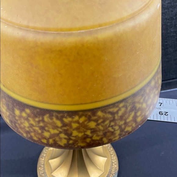 Antique Reverse Painted Table Lamp - Picture 15 of 16